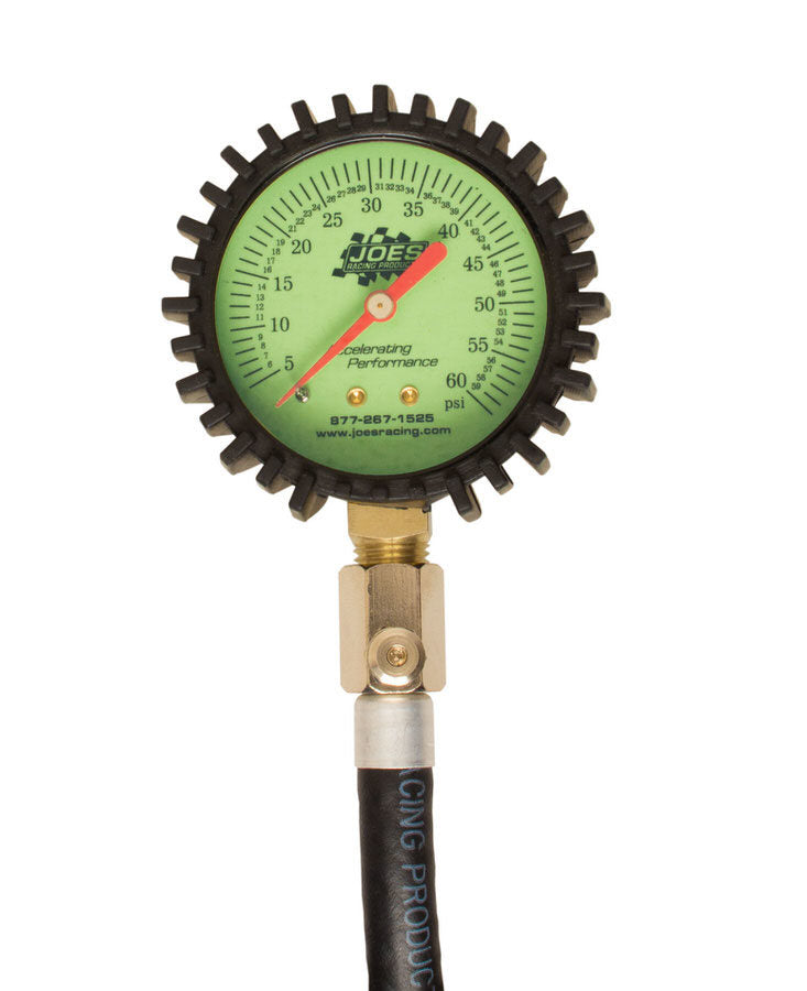 Joes Racing Tire Pressure Gauge 0-60 PSI