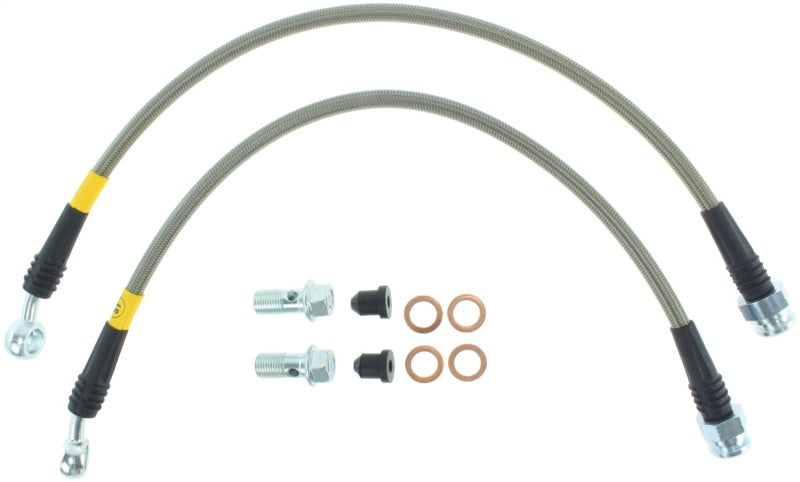 StopTech Stainless Steel Rear Brake lines for Mazda 93-95 RX-7