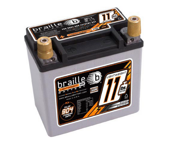 B14115 Braille Lightweight AGM Battery - 11.5lbs/904PCA