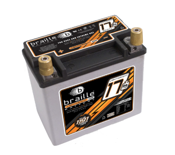 B2317 Braille Lightweight AGM Battery 17lbs/1191PCA