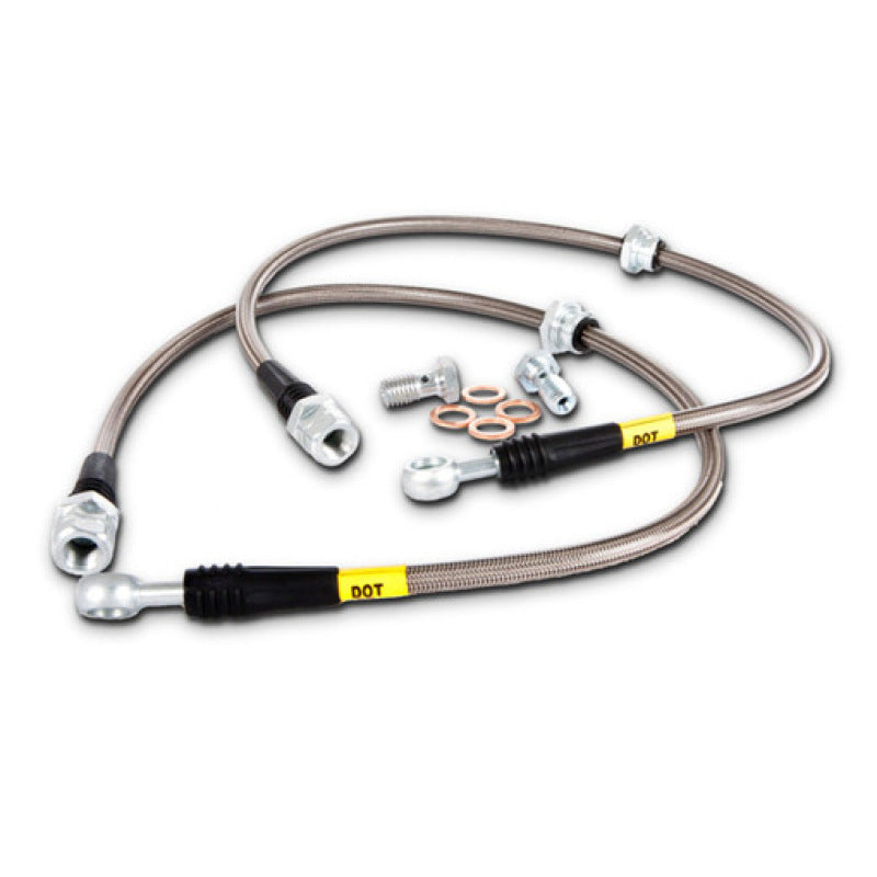 StopTech 99-00 Civic Si w/Rear Disc Brakes Front SS Brake Lines