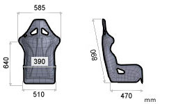 OMP TRS-E Racing Seat